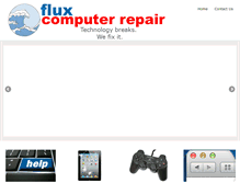 Tablet Screenshot of help.fluxrepair.com